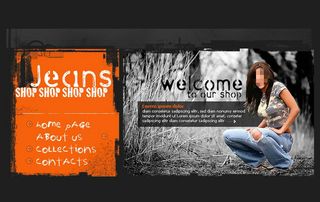 涂鸦字体flash网站导航