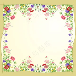 浪漫玫瑰花边框背景