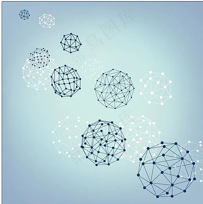 时尚圆点背景图片ai矢量模版下载