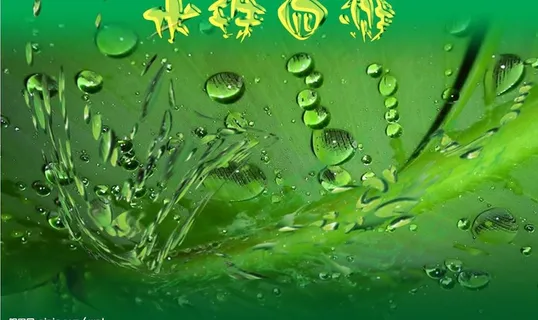 绿叶水滴图片 绿叶水滴图片