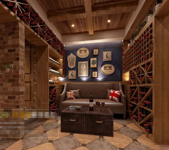 美式风格客厅效果图