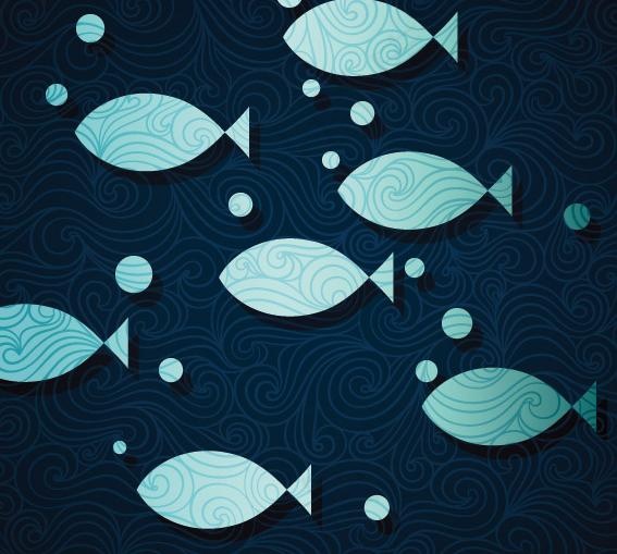 创意抽像画二eps,ai矢量模版下载