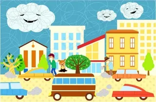 儿童生态环境矢量3