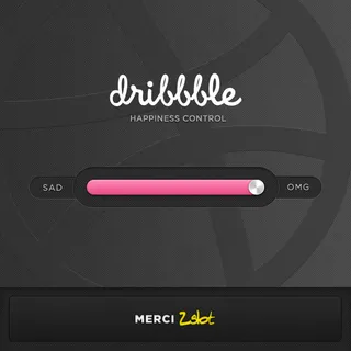 质感滑动条界面PSD素材下载