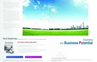 创意绿色地球素材图片