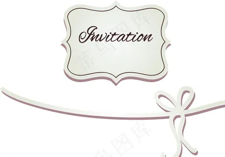 唯美边框 蝴蝶结图片