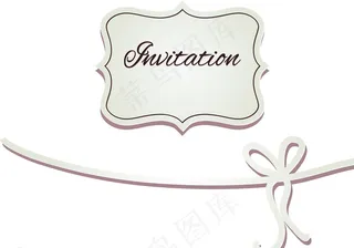 唯美边框 蝴蝶结图片