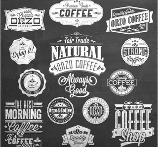 咖啡标签图片