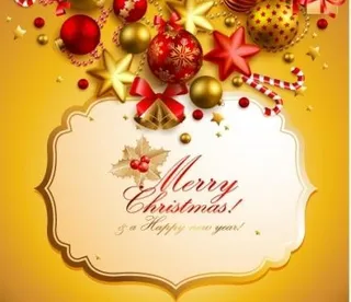 圣诞节元素背景03矢量