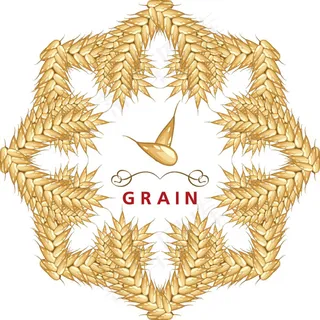 矢量麦穗创意标签设计素材