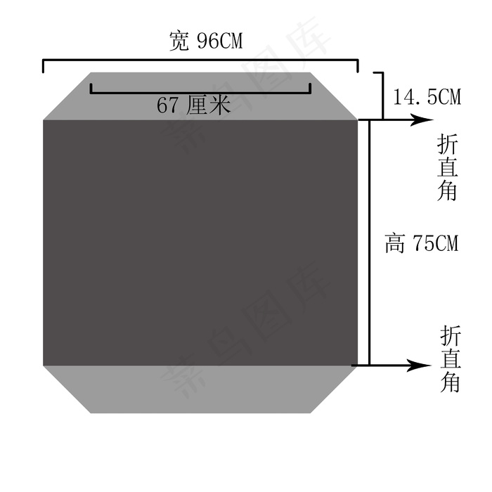 灰色灯箱平面图建筑行业psd模版下载