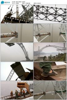 城市建设桥梁公路施工实拍视频