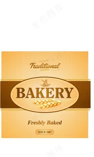 美味的全麦面包广告矢量素材
