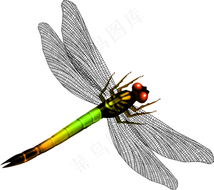免抠png图片ps素材蜻蜓