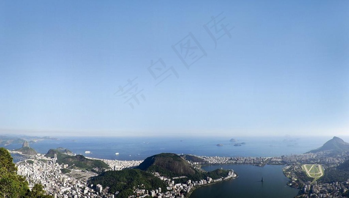 巴西城市全景摄影图片