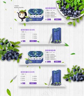 产品页面 新品推荐页面 蓝莓面膜