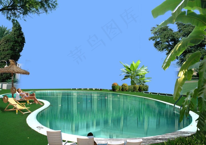 配景绿化园林贴图素材图片psd模版下载