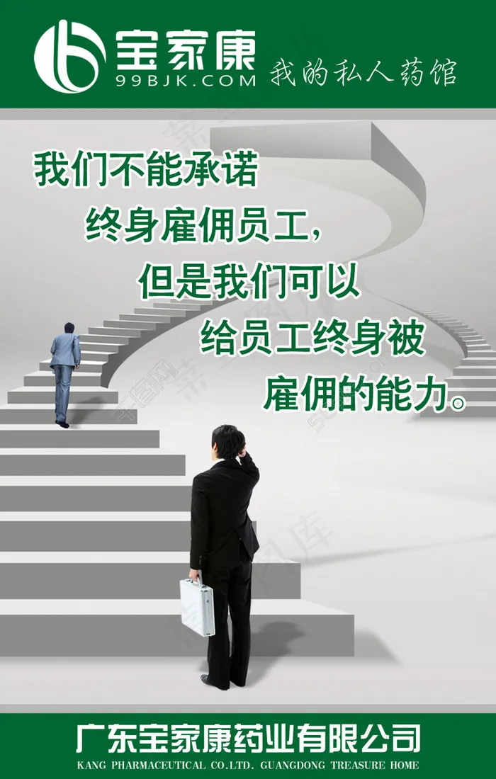 公司文化展板psd模版下载