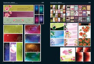 矢量线条古典花纹素材纹样免费下载