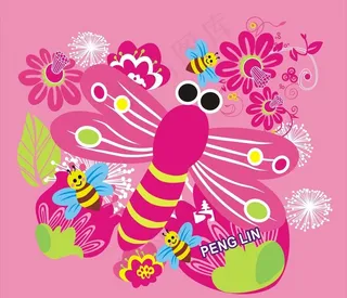 蜻蜓七星飘虫书包数码图片