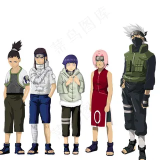 火影忍者卡通人物矢量素材
