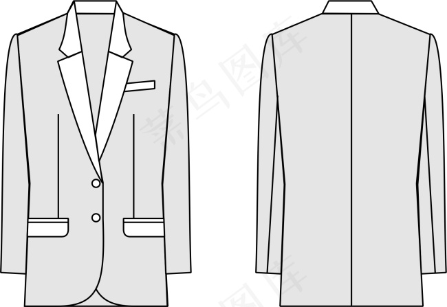 男式西装