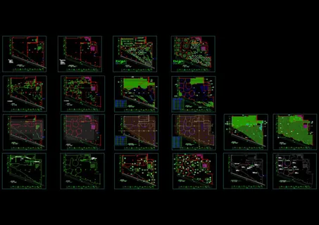 一套细致餐厅施工图