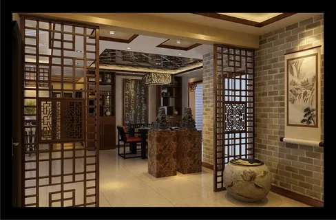 中式风格餐厅效果图 中式风格餐厅效果图