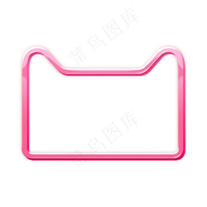 粉色天猫猫头(2000*2000px 300 dpi )psd模版下载