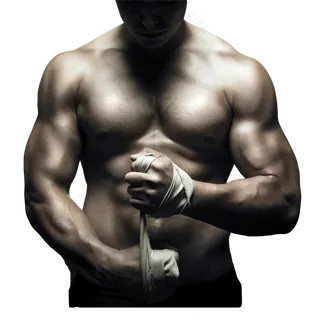 炫酷黑色肌肉男士健身休闲健身PNG...