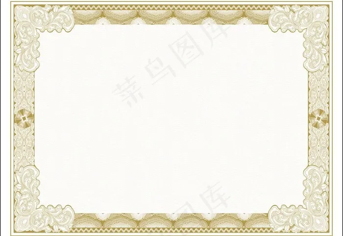 条纹证书花边图片ai矢量模版下载
