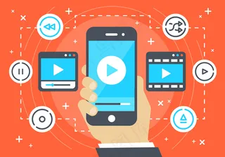 无单位的数字媒体背景矢量