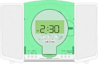 RCA立体声CD播放机的剪辑艺术