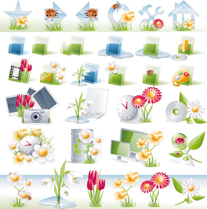 漂亮的图形图标矢量素材01