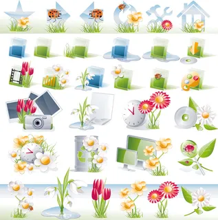 漂亮的图形图标矢量素材01