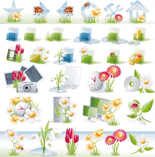 漂亮的图形图标矢量素材01