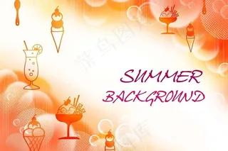 冰激凌背景图片