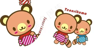 卡通图糖果熊图片