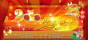 2010迎春晚会背景