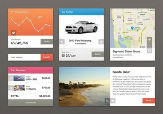 网页ui设计psd分层