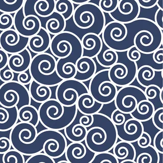 中国中式和风民族风格蓝色花纹瓷器手绘背景底纹图案矢量图片素材