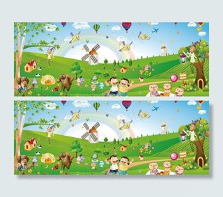 幼儿园卡通画图片