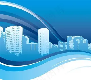 动感潮流城市插画矢量素材 eps格...