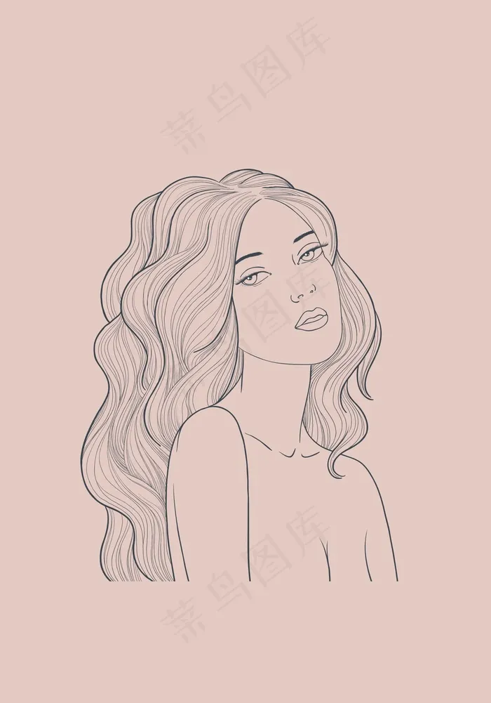 人物矢量图插画