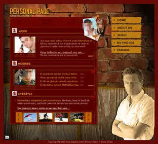 社交类企业网站