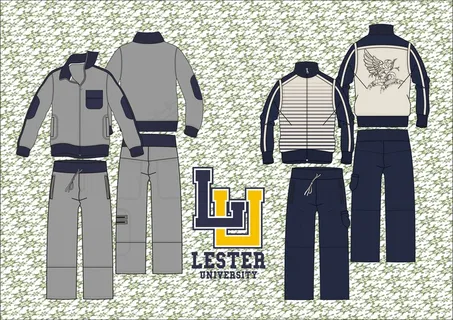 户外服装设计手稿款式图矢量素材 户外服装设计手稿款式图矢量素材