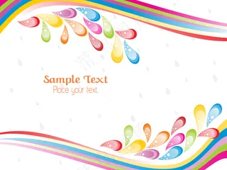 丰富多彩的雨天的概念