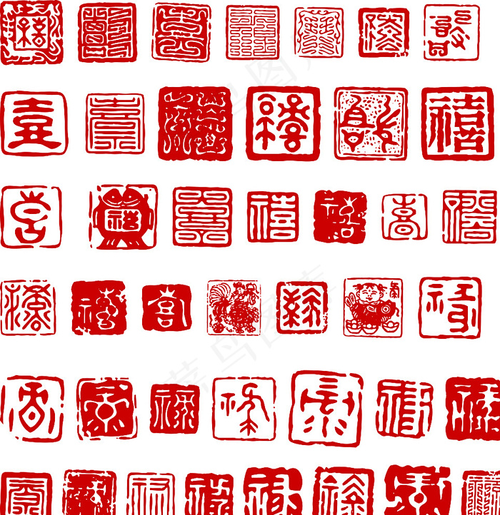 印章图片cdr矢量模版下载