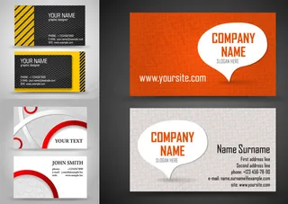 创意商业名片矢量素材