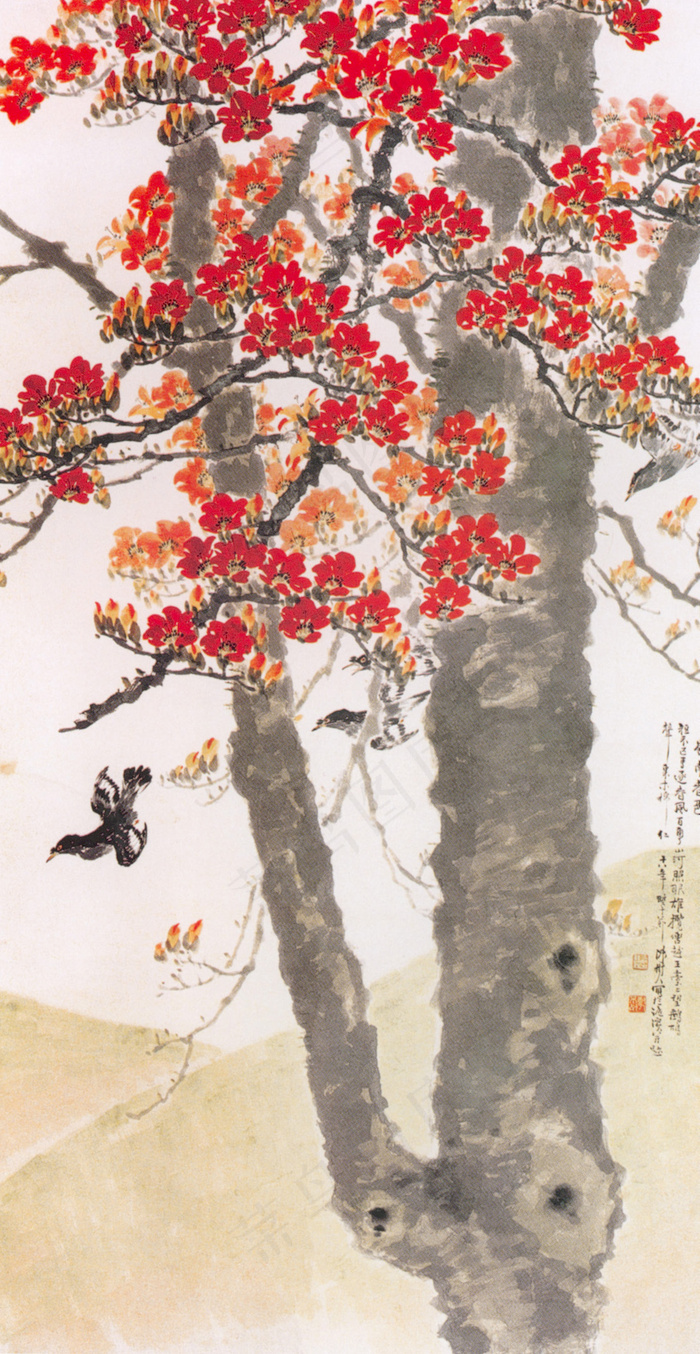 岭南春色 古画